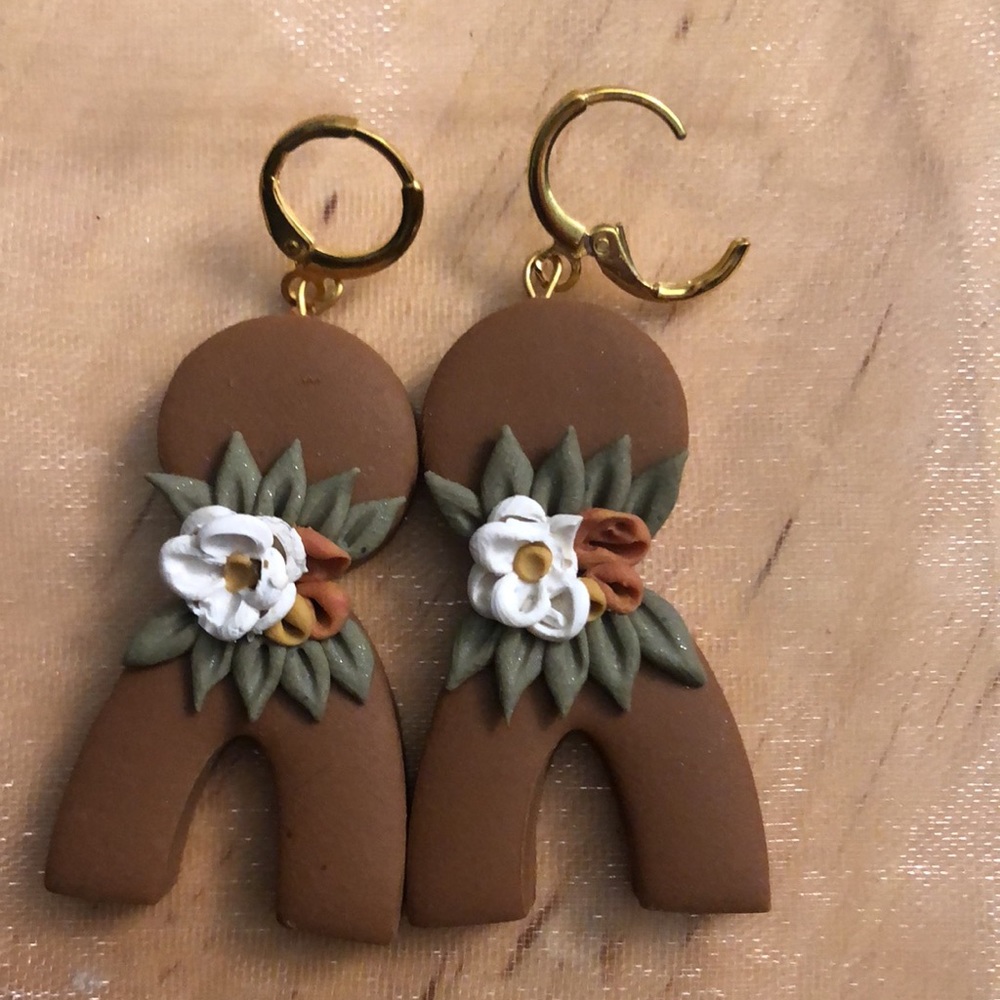 Polymer earrings - Picture 3 of 6
